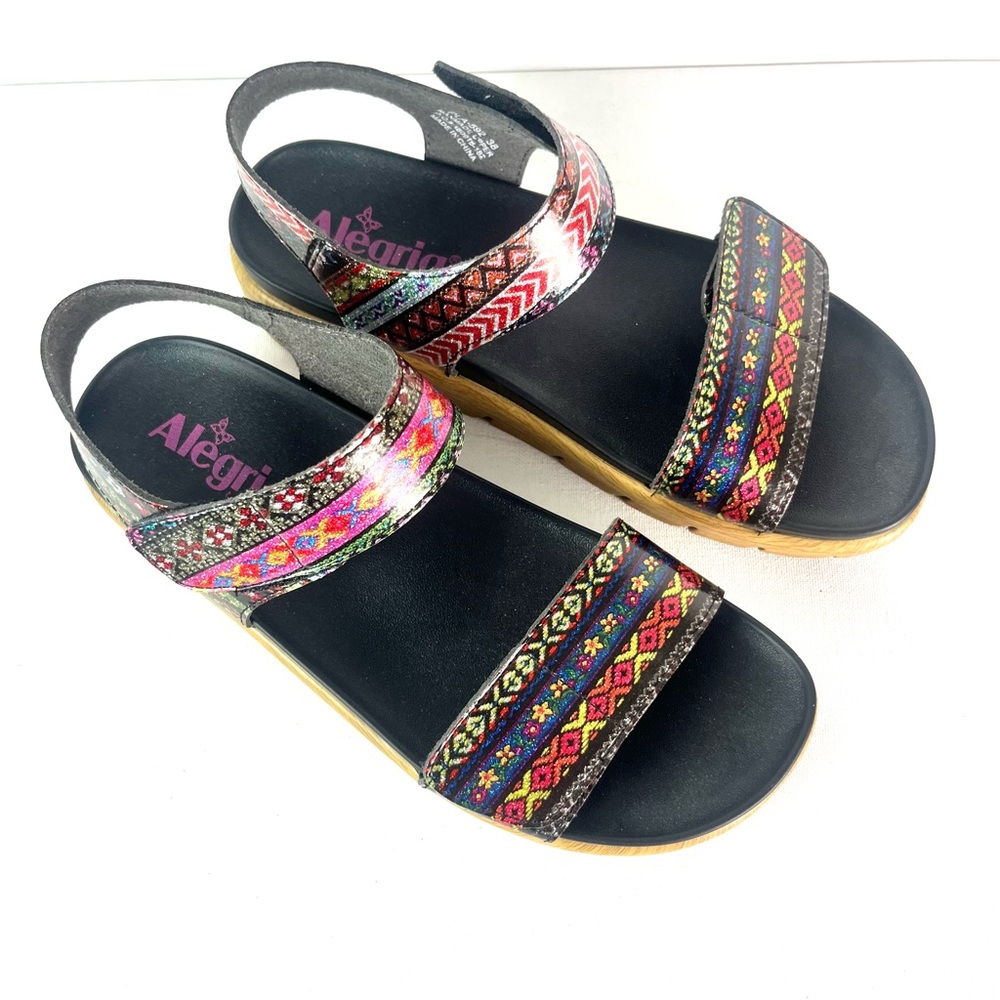 NWOT Alegria wedge sandals - Picture 2 of 6
